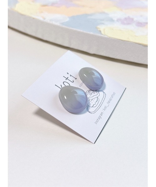 tone(トーン)の「【koti】Hella soft drop ピアス(MA)(ピアス(両耳用)・レディース・ブルー系その他/イエロー系その他/パープル系その他/ピンク系その他/パープル系その他5/ブルー系その他2/ピンク系その他2/パープル系その他3/イエロー系その他2/ピンク系その他3/ピンク系その他4/パープル系その他2/パープル系その他4・FREE)」の18枚目の写真
