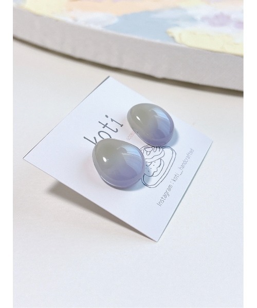 tone(トーン)の「【koti】Hella soft drop ピアス(MA)(ピアス(両耳用)・レディース・ブルー系その他/イエロー系その他/パープル系その他/ピンク系その他/パープル系その他5/ブルー系その他2/ピンク系その他2/パープル系その他3/イエロー系その他2/ピンク系その他3/ピンク系その他4/パープル系その他2/パープル系その他4・FREE)」の19枚目の写真
