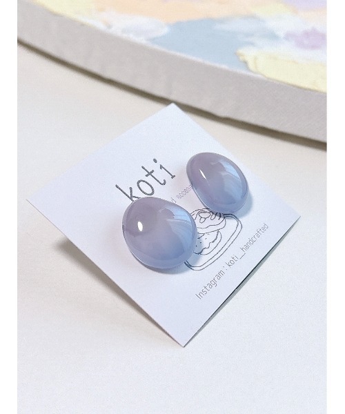 tone(トーン)の「【koti】Hella soft drop ピアス(MA)(ピアス(両耳用)・レディース・ブルー系その他/イエロー系その他/パープル系その他/ピンク系その他/パープル系その他5/ブルー系その他2/ピンク系その他2/パープル系その他3/イエロー系その他2/ピンク系その他3/ピンク系その他4/パープル系その他2/パープル系その他4・FREE)」の22枚目の写真