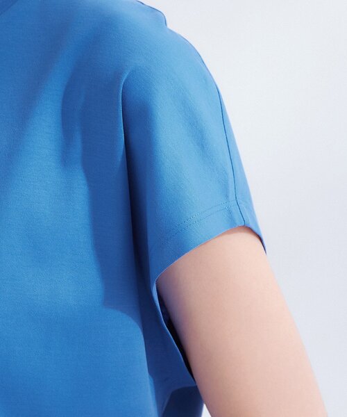 OPAQUE.CLIP(オペークドットクリップ)の「フレンチスリーブカットソー【洗濯機OK】(Tシャツ/カットソー・レディース・ホワイト/ブルー/ブラウン系その他/ブラック・36/38/42/40)」の18枚目の写真
