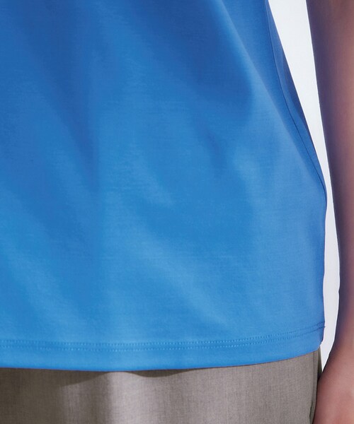 OPAQUE.CLIP(オペークドットクリップ)の「フレンチスリーブカットソー【洗濯機OK】(Tシャツ/カットソー・レディース・ホワイト/ブルー/ブラウン系その他/ブラック・36/38/42/40)」の17枚目の写真