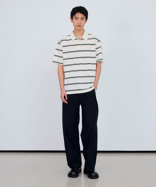 MINDBRIDGE(マインドブリッジ)の「カーブドセミワイドデイリーパンツ - 4カラー(その他パンツ・メンズ・ライトグレー/ダークネイビー/ブラック/ベージュ・29/32/34/30/36)」の12枚目の写真