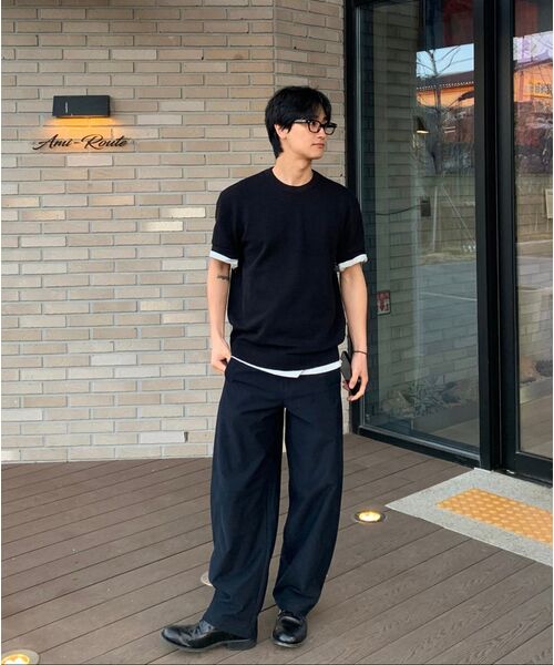 MINDBRIDGE(マインドブリッジ)の「カーブドセミワイドデイリーパンツ - 4カラー(その他パンツ・メンズ・ライトグレー/ダークネイビー/ブラック/ベージュ・29/32/34/30/36)」の22枚目の写真
