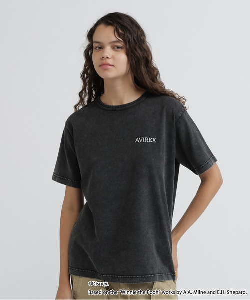 AVIREX(アヴィレックス)の「《Disney Collection》WINNIE THE POOH /COMIC/ T-SHIRT(Tシャツ/カットソー・レディース・ブラック/オフホワイト・F)」の3枚目の写真