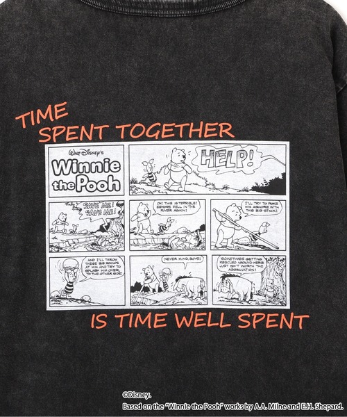 AVIREX(アヴィレックス)の「《Disney Collection》WINNIE THE POOH /COMIC/ T-SHIRT(Tシャツ/カットソー・レディース・ブラック/オフホワイト・F)」の19枚目の写真