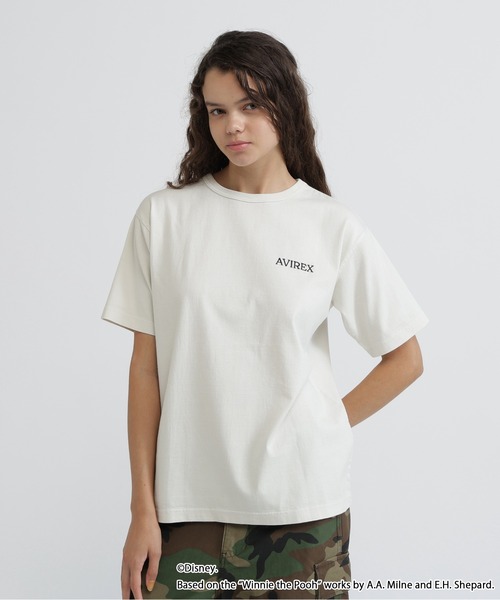 AVIREX(アヴィレックス)の「《Disney Collection》WINNIE THE POOH /COMIC/ T-SHIRT(Tシャツ/カットソー・レディース・ブラック/オフホワイト・F)」の21枚目の写真