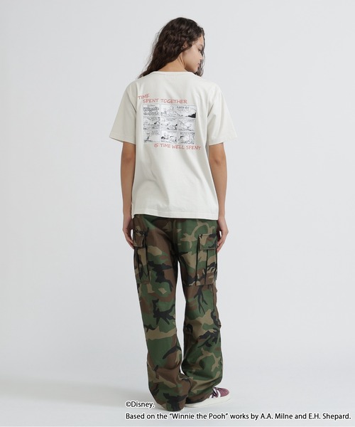 AVIREX(アヴィレックス)の「《Disney Collection》WINNIE THE POOH /COMIC/ T-SHIRT(Tシャツ/カットソー・レディース・ブラック/オフホワイト・F)」の22枚目の写真
