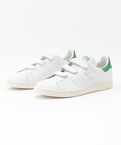 adidas(アディダス)の「adidas(アディダス)STAN SMITHベルクロ /AQ3191(スニーカー・レディース・グリーン・24.5/24/23/22.5/23.5)」の1枚目の写真