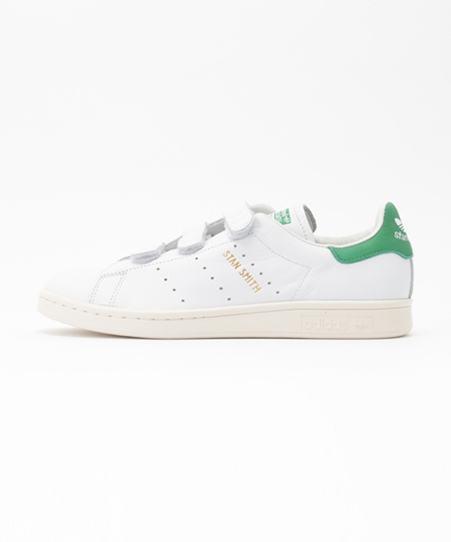 adidas(アディダス)の「adidas(アディダス)STAN SMITHベルクロ /AQ3191(スニーカー・レディース・グリーン・24.5/24/23/22.5/23.5)」の2枚目の写真