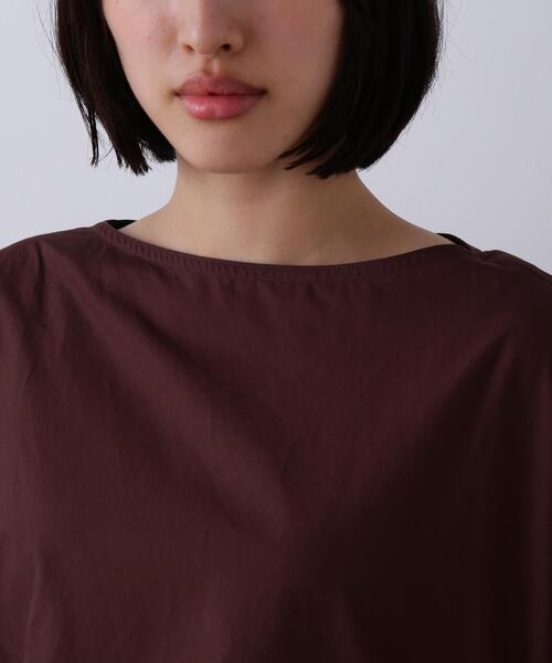 YLEVE(イレーヴ)の「YLEVE / FINX COTTON WEATHER ASYMMETRY ONE PIECE(ワンピース・レディース・ワイン系/ブラック/ブルー・0/1)」の9枚目の写真