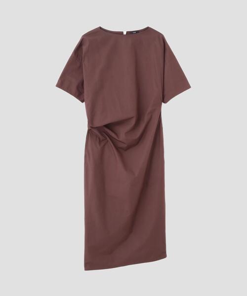 YLEVE(イレーヴ)の「YLEVE / FINX COTTON WEATHER ASYMMETRY ONE PIECE(ワンピース・レディース・ワイン系/ブラック/ブルー・0/1)」の13枚目の写真