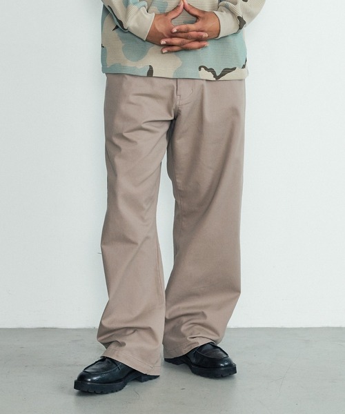XLARGE(エクストララージ)の「TWILL WORK PANTS(その他パンツ・メンズ・ベージュ/ブラック/オリーブ・34inch/32inch/30inch/36inch)」の1枚目の写真