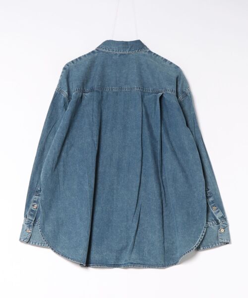 MICHAEL KORS(マイケルコース)の「シャンブレー シャツ(シャツ/ブラウス・レディース・ブルー系・S/M/L/XL/XS)」の2枚目の写真