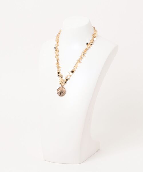 L.H.P(エルエイチピー)の「MOMENTEL/モーメンタル/10th Anniversary Flower Coin Necklace(ネックレス・レディース・ゴールド・F)」の2枚目の写真