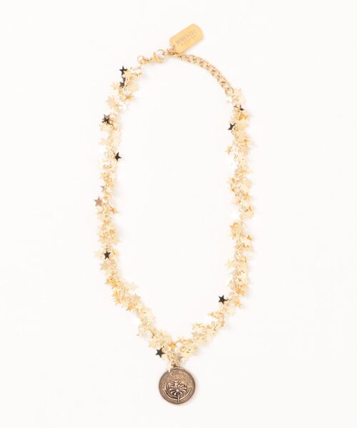 L.H.P(エルエイチピー)の「MOMENTEL/モーメンタル/10th Anniversary Flower Coin Necklace(ネックレス・レディース・ゴールド・F)」の4枚目の写真