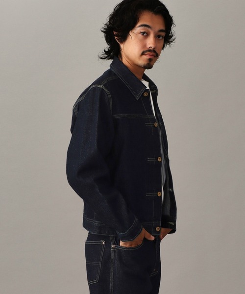 Lee(リー)の「【101 101周年記念特別モデル】ANNIVERSARY 101 ICONIC COWBOY JACKET セットアップ可(デニムジャケット・メンズ・インディゴブルー・LARGE/MEDIUM/SMALL/X-LARGE)」の19枚目の写真