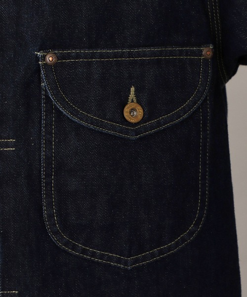 Lee(リー)の「【101 101周年記念特別モデル】ANNIVERSARY 101 ICONIC COWBOY JACKET セットアップ可(デニムジャケット・メンズ・インディゴブルー・LARGE/MEDIUM/SMALL/X-LARGE)」の4枚目の写真