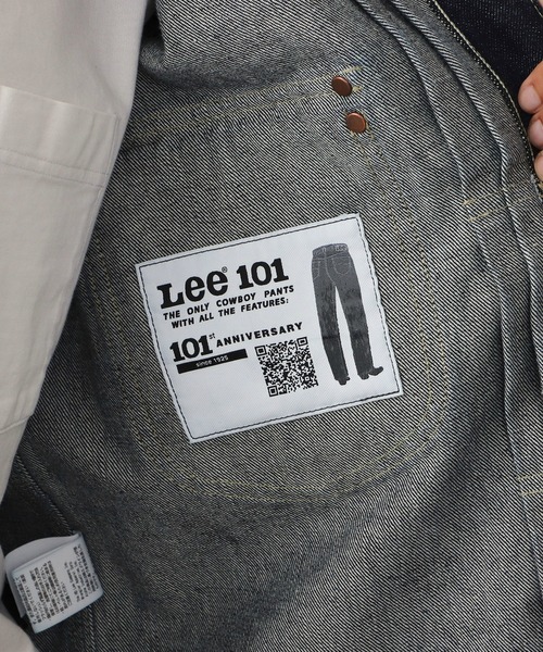 Lee(リー)の「【101 101周年記念特別モデル】ANNIVERSARY 101 ICONIC COWBOY JACKET セットアップ可(デニムジャケット・メンズ・インディゴブルー・LARGE/MEDIUM/SMALL/X-LARGE)」の7枚目の写真