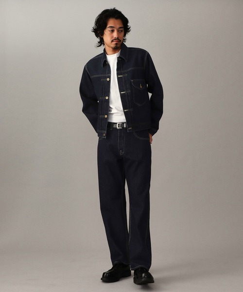 Lee(リー)の「【101 101周年記念特別モデル】ANNIVERSARY 101 ICONIC COWBOY JACKET セットアップ可(デニムジャケット・メンズ・インディゴブルー・LARGE/MEDIUM/SMALL/X-LARGE)」の12枚目の写真