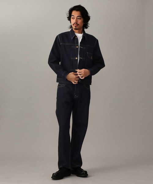 Lee(リー)の「【101 101周年記念特別モデル】ANNIVERSARY 101 ICONIC COWBOY JACKET セットアップ可(デニムジャケット・メンズ・インディゴブルー・LARGE/MEDIUM/SMALL/X-LARGE)」の13枚目の写真