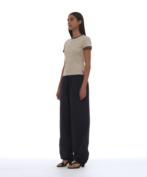 PARTIMENTO WOMEN（パルティメントウィメン）の「PWC リンガーショートスリーブT_ストーン（Tシャツ/カットソー・レディース・その他・SMALL/MEDIUM/LARGE）」の3枚目の写真