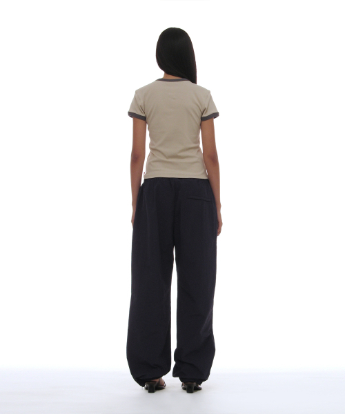 PARTIMENTO WOMEN（パルティメントウィメン）の「PWC リンガーショートスリーブT_ストーン（Tシャツ/カットソー・レディース・その他・SMALL/MEDIUM/LARGE）」の4枚目の写真
