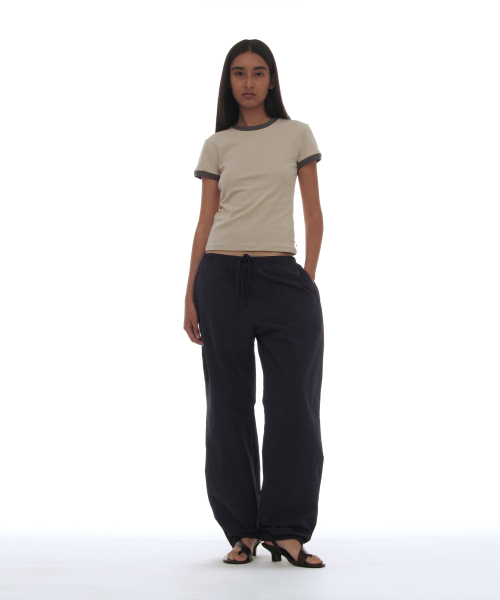 PARTIMENTO WOMEN（パルティメントウィメン）の「PWC リンガーショートスリーブT_ストーン（Tシャツ/カットソー・レディース・その他・SMALL/MEDIUM/LARGE）」の5枚目の写真