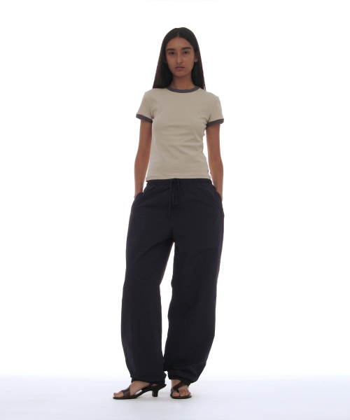 PARTIMENTO WOMEN（パルティメントウィメン）の「PWC リンガーショートスリーブT_ストーン（Tシャツ/カットソー・レディース・その他・SMALL/MEDIUM/LARGE）」の6枚目の写真