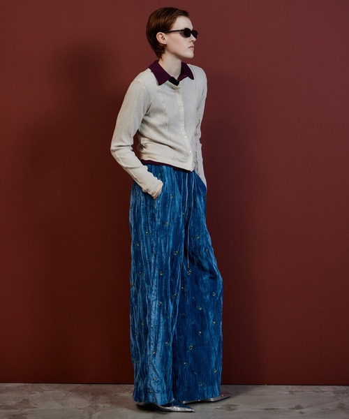MAISON SPECIAL(メゾンスペシャル)の「Reversible Cardigan/リバーシブルカーディガン(カーディガン/ボレロ・レディース・ブラック/ライトイエロー/グレー/ブルー・FREE)」の10枚目の写真