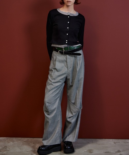 MAISON SPECIAL(メゾンスペシャル)の「Reversible Cardigan/リバーシブルカーディガン(カーディガン/ボレロ・レディース・ブラック/ライトイエロー/グレー/ブルー・FREE)」の17枚目の写真