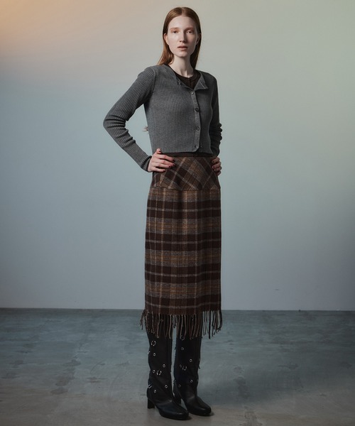 MAISON SPECIAL(メゾンスペシャル)の「Reversible Cardigan/リバーシブルカーディガン(カーディガン/ボレロ・レディース・ブラック/ライトイエロー/グレー/ブルー・FREE)」の6枚目の写真
