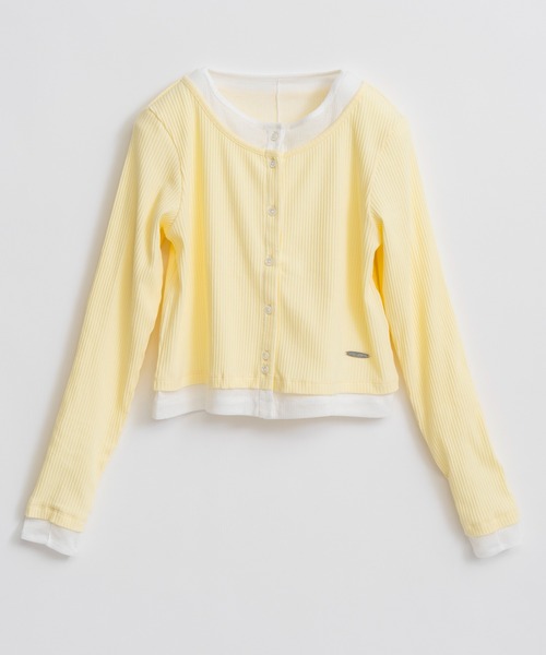 MAISON SPECIAL(メゾンスペシャル)の「Reversible Cardigan/リバーシブルカーディガン(カーディガン/ボレロ・レディース・ブラック/ライトイエロー/グレー/ブルー・FREE)」の22枚目の写真