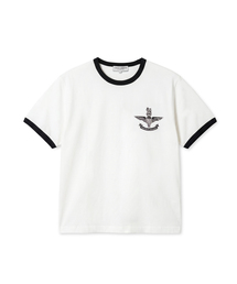 AIR FORCE RINGER T-SHIRT (WHITE)