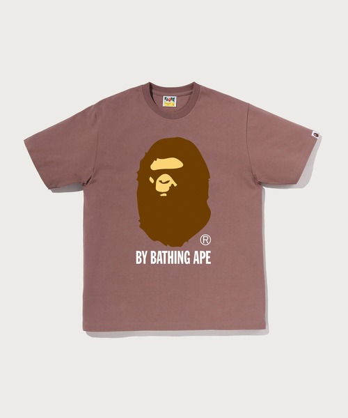 A BATHING APE(アベイシングエイプ)の「BY BATHING APE TEE(Tシャツ/カットソー・メンズ・ブラック/グレー/ブルー/ネイビー/ホワイト/オリーブ/ピンク/ブラウン・SMALL/X-LARGE/MEDIUM/LARGE/XX-LARGE/XXX-LARGE)」の4枚目の写真