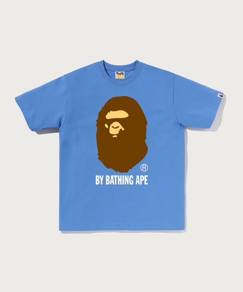 A BATHING APE(アベイシングエイプ)の「BY BATHING APE TEE(Tシャツ/カットソー・メンズ・ブラック/グレー/ブルー/ネイビー/ホワイト/オリーブ/ピンク/ブラウン・SMALL/X-LARGE/MEDIUM/LARGE/XX-LARGE/XXX-LARGE)」の7枚目の写真