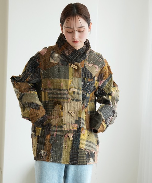 utatane(ウタタネ)の「着物リメイク maison utatane アウター 継ぎの記憶(その他アウター・レディース・ブラウン・FREE)」の17枚目の写真