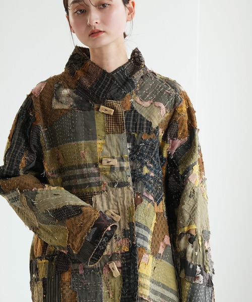 utatane(ウタタネ)の「着物リメイク maison utatane アウター 継ぎの記憶(その他アウター・レディース・ブラウン・FREE)」の18枚目の写真