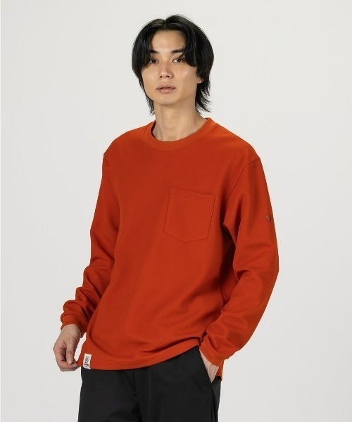 le coq sportif(ルコックスポルティフ)の「ルコックスポルティフ ヘランカカノコ ポケットロンT(Tシャツ/カットソー・メンズ・ネイビー/ホワイト/レッド・L/XL/S/M/XXL)」の3枚目の写真