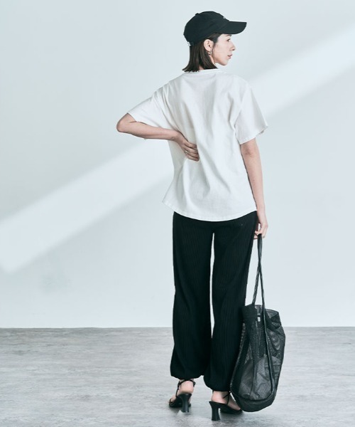 maviru(マヴィル)の「デイジー ロゴ Tシャツ 半袖(Tシャツ/カットソー・レディース・グリーン系その他/ブルー系その他・FREE)」の8枚目の写真