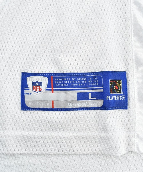 LABORATORY R(ラボラトリーアール)の「【USED】Reebok “NFL New England Patriots #12” ゲームシャツ(Tシャツ/カットソー・メンズ・ホワイト・LARGE)」の3枚目の写真