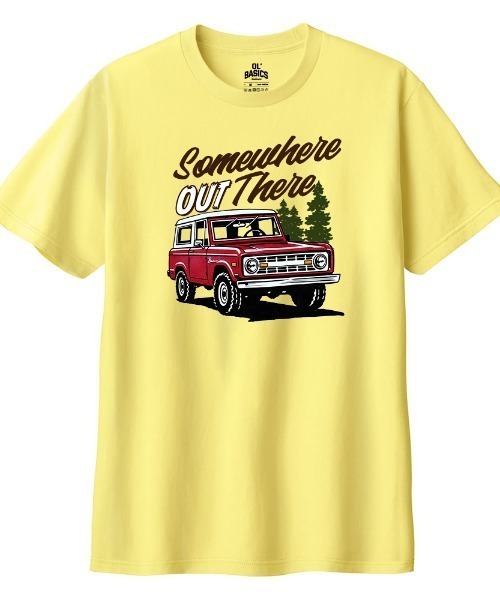 Ol' Basics(オールベーシックス)の「Ol' Basics(オール・ベーシックス) 半袖Tシャツ メンズ クラシックカー 車 イラスト ロゴ プリント Tシャツ 半袖 カットソー トップス アメカジ レディース ユニセックス(Tシャツ/カットソー・メンズ・ヘザーグレー/セージグリーン/イエロー/ホワイト・XS/S/M/L/XL)」の1枚目の写真
