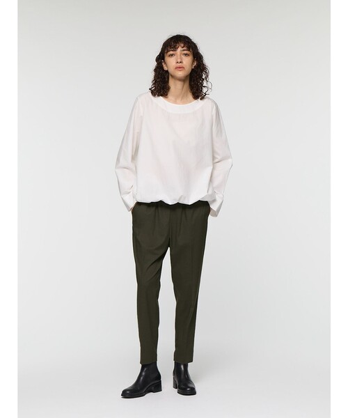 mizuiroind(ミズイロインド)の「mizuiro ind T/Rセンタープレスパンツ(その他パンツ・レディース・ベージュ/チャコールグレー/ブラウン/グレー/ブラック・1/2)」の19枚目の写真