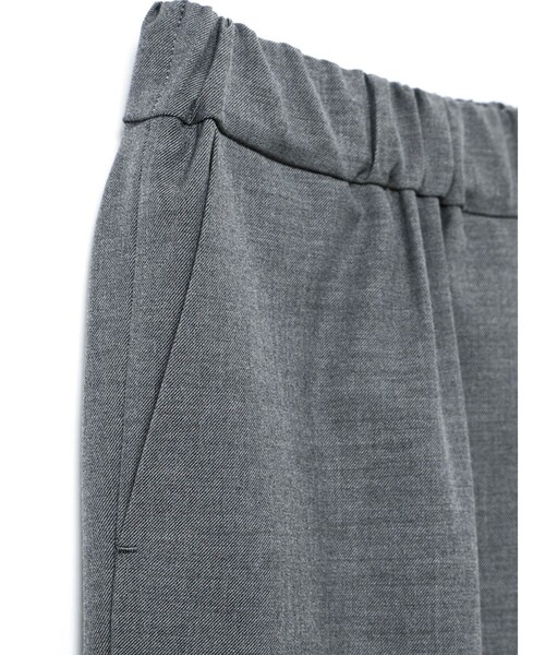 mizuiroind(ミズイロインド)の「mizuiro ind T/Rセンタープレスパンツ(その他パンツ・レディース・ベージュ/チャコールグレー/ブラウン/グレー/ブラック・1/2)」の22枚目の写真
