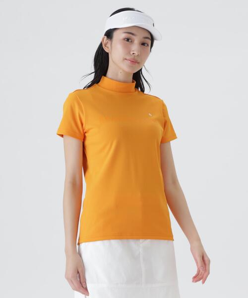 PEARLY GATES(パーリーゲイツ)の「【PEARLY GATES】PG is PG フルダルカノコ半袖ハイネックカットソー(Tシャツ/カットソー・レディース・ネイビー/オレンジ/ホワイト・LARGE/MEDIUM/SMALL)」の17枚目の写真