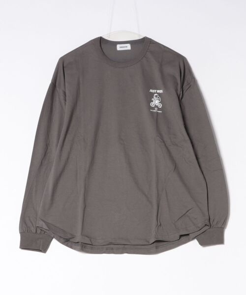 GENERATOR(ジェネレーター)の「ジェネレーター JUST RIDE L/S Tシャツ(Tシャツ/カットソー・レディース・ベージュ系その他/チャコールグレー/ホワイト・F)」の3枚目の写真