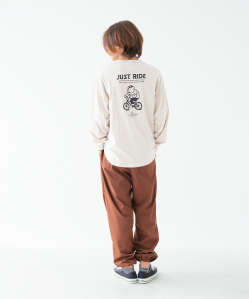 GENERATOR(ジェネレーター)の「ジェネレーター JUST RIDE L/S Tシャツ(Tシャツ/カットソー・レディース・ベージュ系その他/チャコールグレー/ホワイト・F)」の6枚目の写真