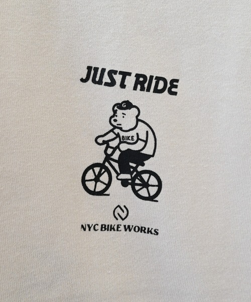 GENERATOR(ジェネレーター)の「ジェネレーター JUST RIDE L/S Tシャツ(Tシャツ/カットソー・レディース・ベージュ系その他/チャコールグレー/ホワイト・F)」の10枚目の写真