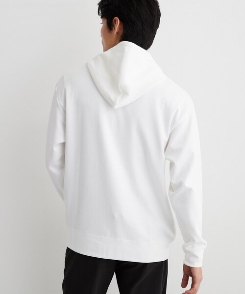 THE SHOP TK （ザ ショップ ティーケー ）の「【洗濯機OK／ユニセックス】ダンボール ロゴパーカ（パーカー・メンズ・ダークブラウン/グレー/オフホワイト・02/03/04）」の5枚目の写真