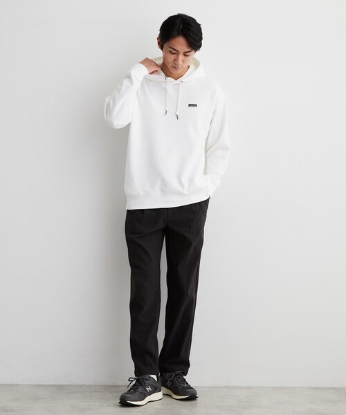THE SHOP TK （ザ ショップ ティーケー ）の「【洗濯機OK／ユニセックス】ダンボール ロゴパーカ（パーカー・メンズ・ダークブラウン/グレー/オフホワイト・02/03/04）」の6枚目の写真