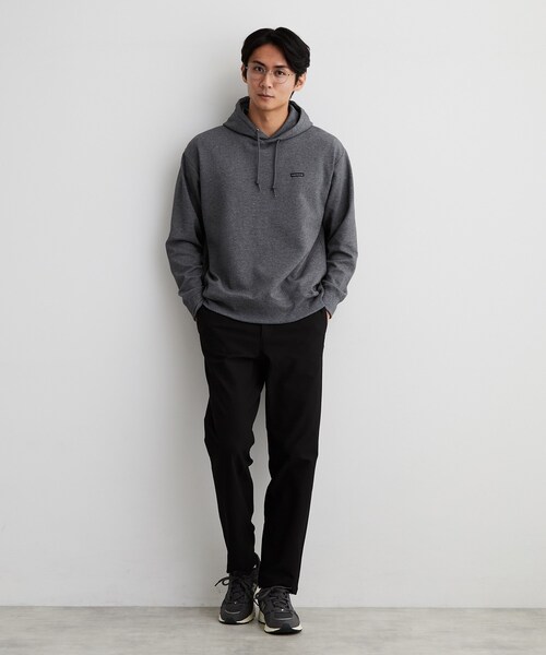 THE SHOP TK （ザ ショップ ティーケー ）の「【洗濯機OK／ユニセックス】ダンボール ロゴパーカ（パーカー・メンズ・ダークブラウン/グレー/オフホワイト・02/03/04）」の10枚目の写真